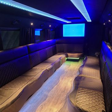 Spacious interior with comfortable seating 