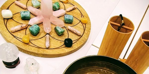 Healing crystals for Reiki practice at Bowen and Soul Adelaide.