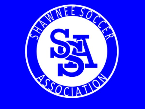 Logo of Shawnee Soccer Association with overlapping letters SSA.