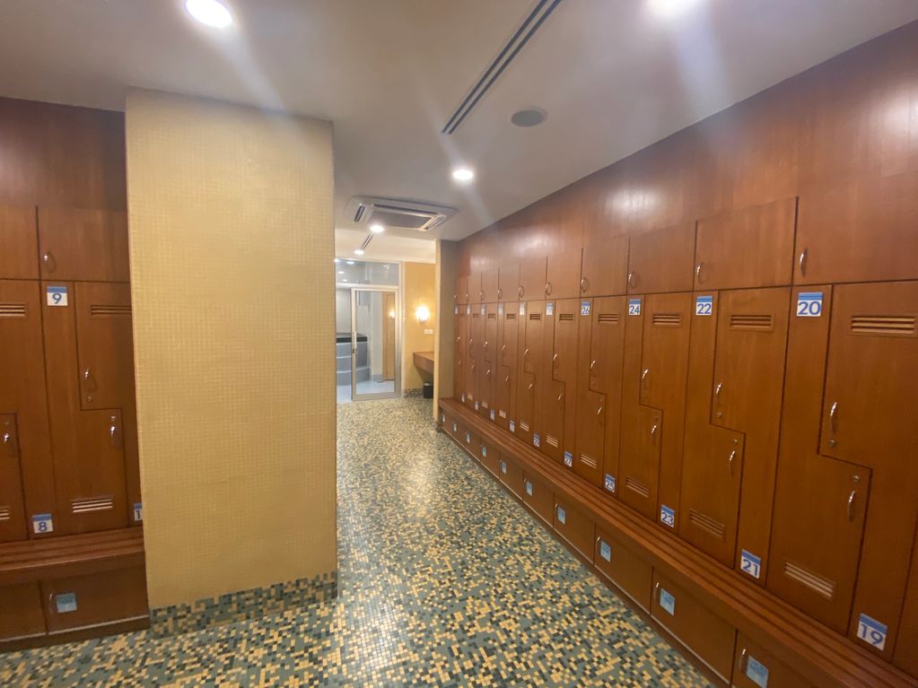 Male locker room