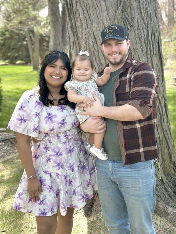 Allison, Aurora, and Rick Strubel