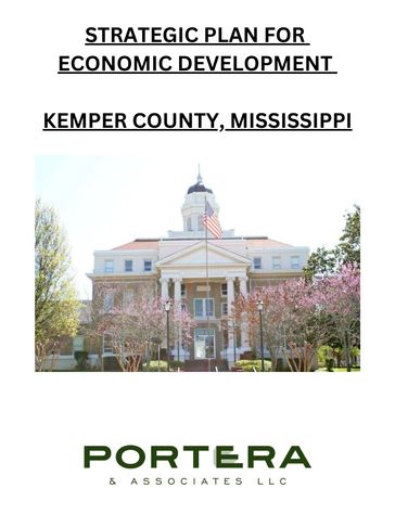 This is a strategic plan we developed for Kemper County, MS.