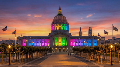 San Francisco view at City Hall – Convenient podiatry by Dr. Hannah Lee in San Mateo