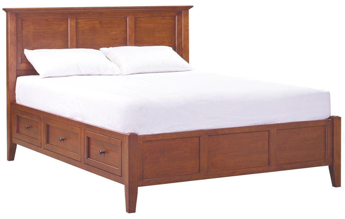 McKenzie Classic 6 Drawer Storage Bed Queen - Thumbnail 4