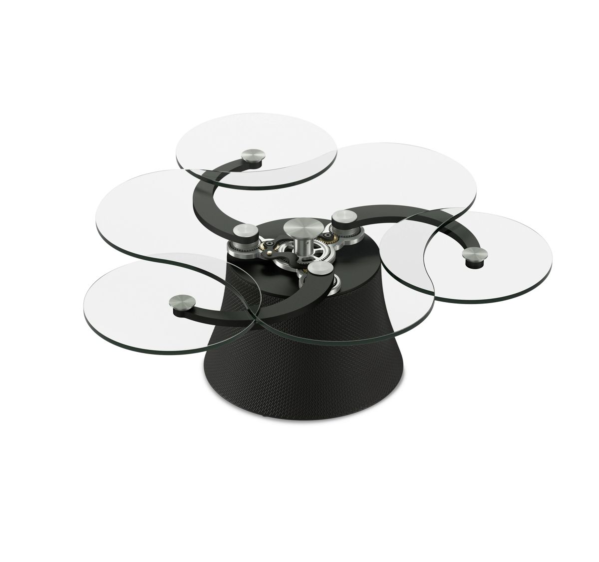 Elite Modern Vortex Motion End Table - Thumbnail 4