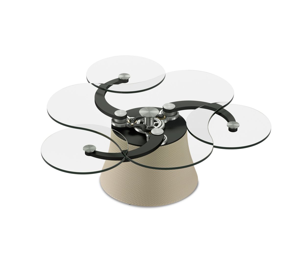 Elite Modern Vortex Motion End Table