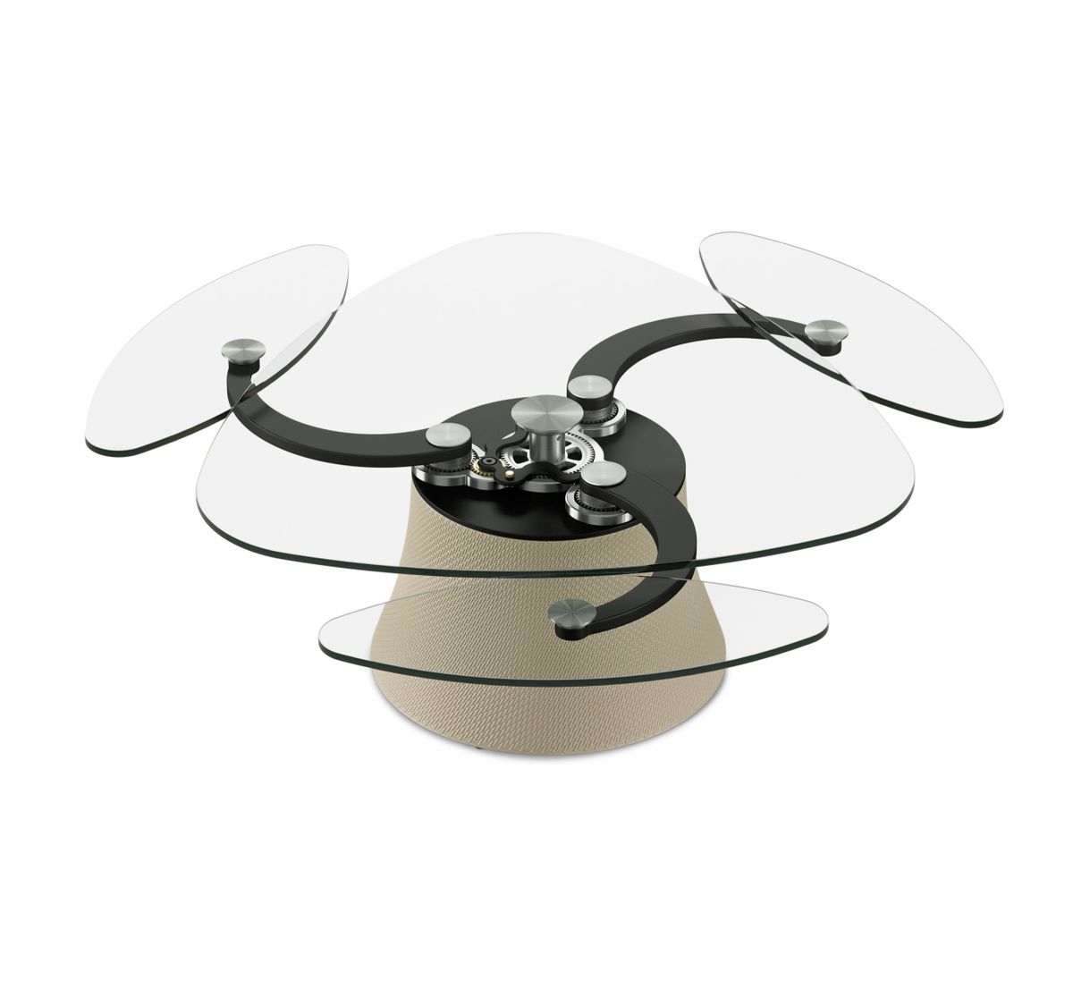 Elite Modern Nebula Motion Cocktail Table - Thumbnail 2