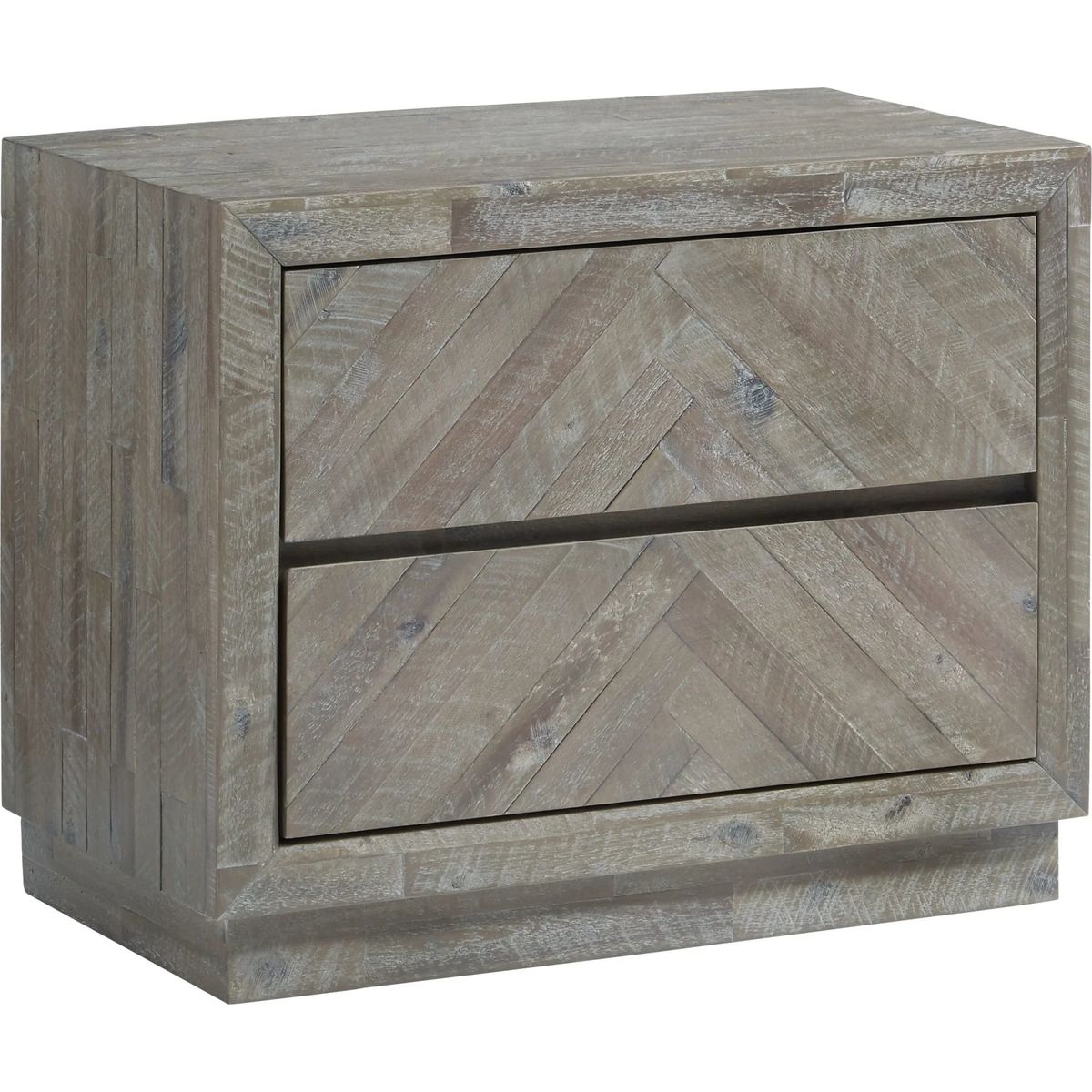 Furniture Innovation Herringbone Nightstand - Thumbnail 2