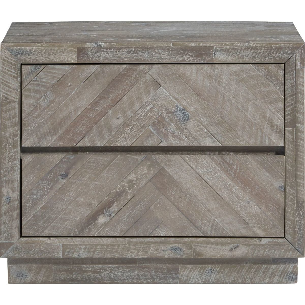 Furniture Innovation Herringbone Nightstand