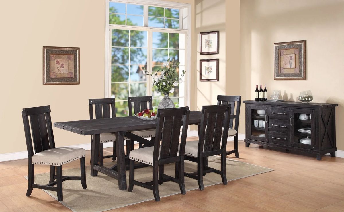 Yosemite Solid Wood Expandable Dining Table - Thumbnail 2