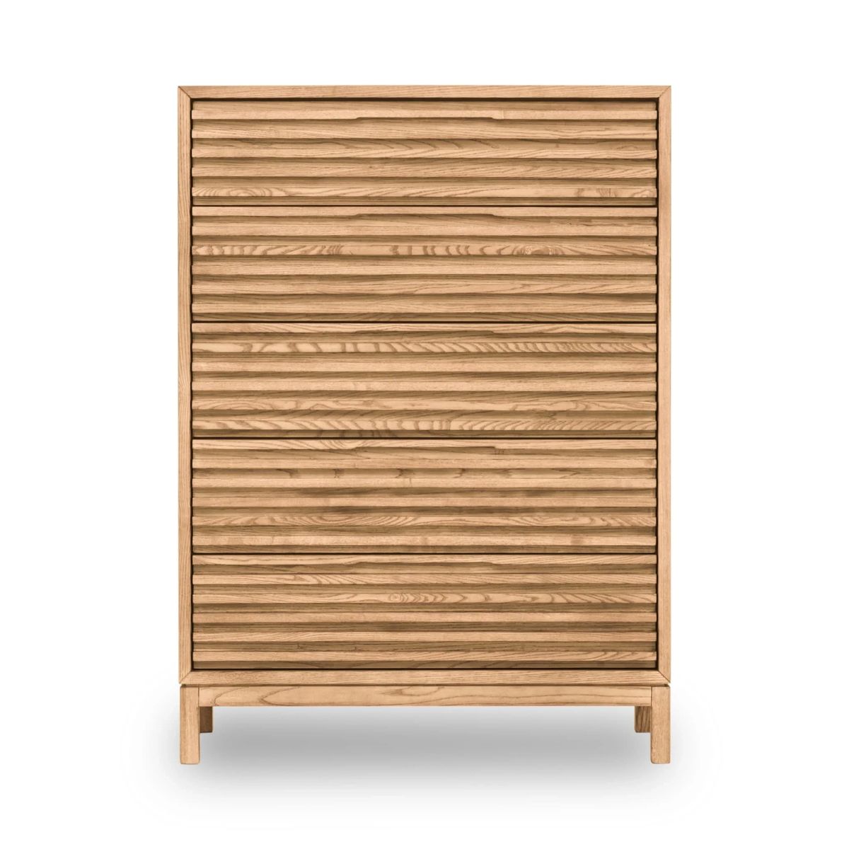 Tanner 5 Drawer Ash Wood Chest - Thumbnail 2