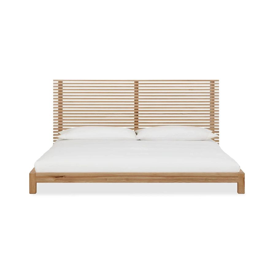 Tanner Solid Ash Platform Bed - Thumbnail 2