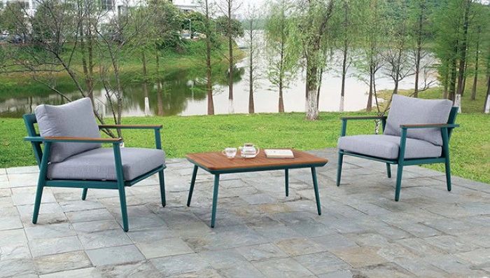 Marsha Outdoor Table and 2 Chairs Set - Thumbnail 2