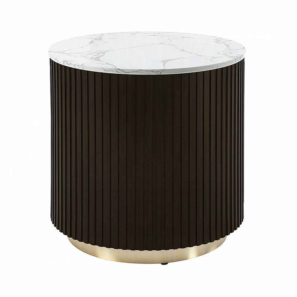 Clayten Round End Table - Thumbnail 2