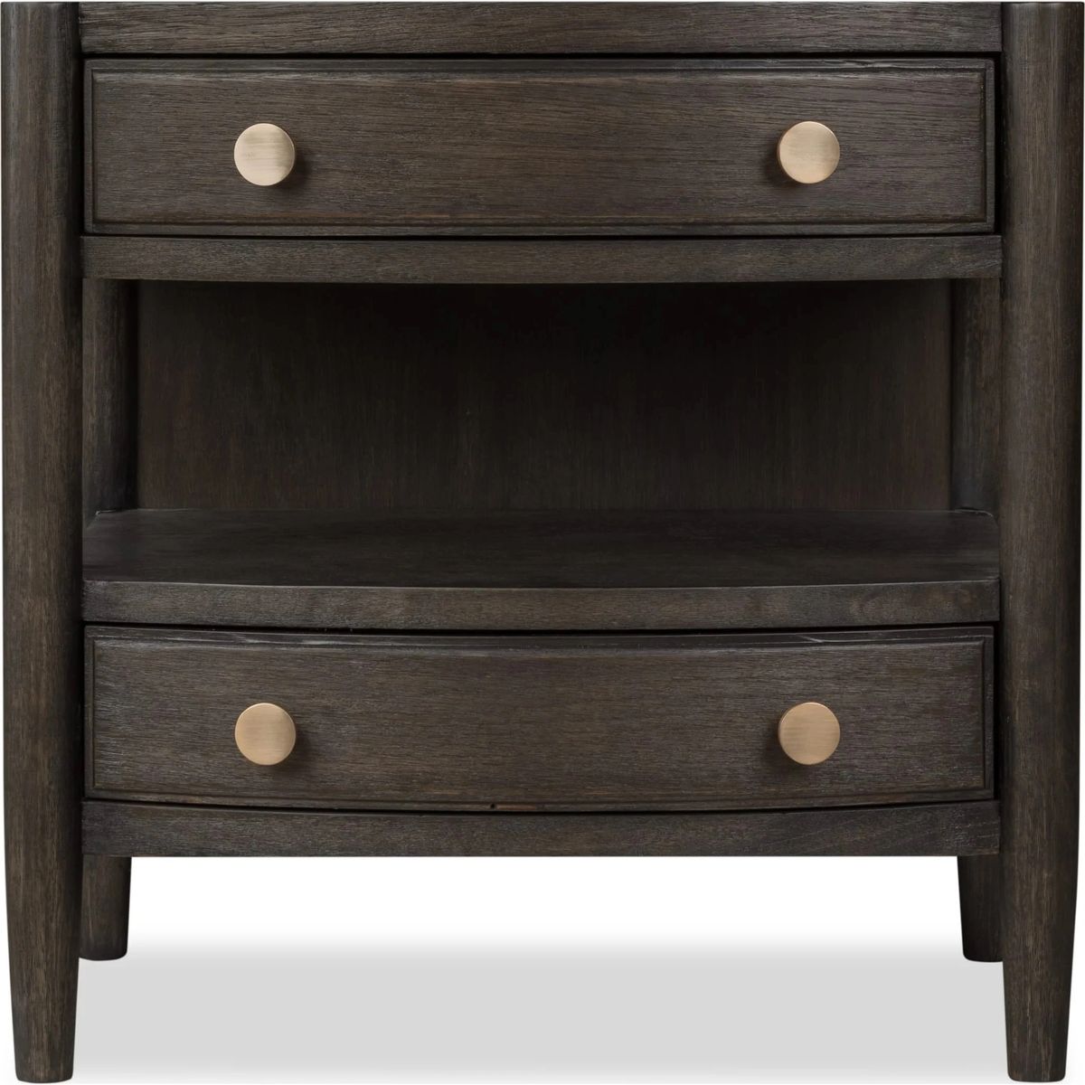 Rockport 2 Drawer /1 Shelf Night stand - Thumbnail 3