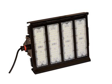 LED floodlight with multiple LED panels.