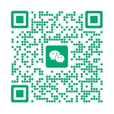 Green QR code with WeChat logo in the center.