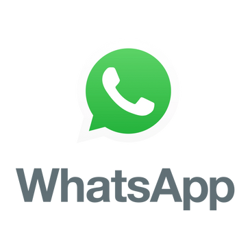 WhatsApp logo with a green chat bubble and white phone icon.
