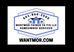 Wantmor Things to Fix LLC.