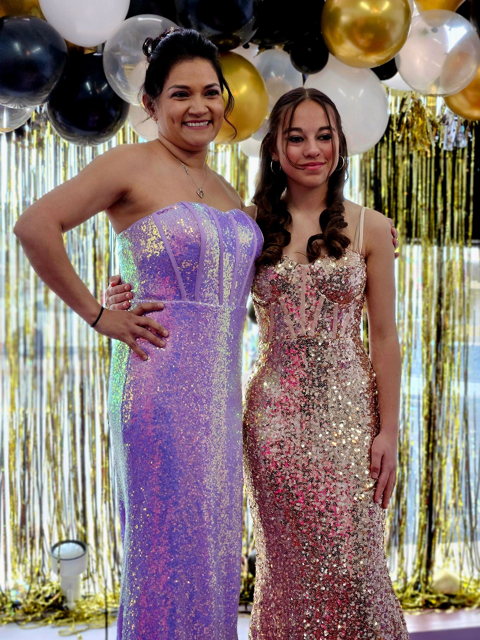 formal dresses cheyenne wy Ashley Lauren 11464 Formal Dresses Silver/Ivory 8 / Hot Pink main image 0