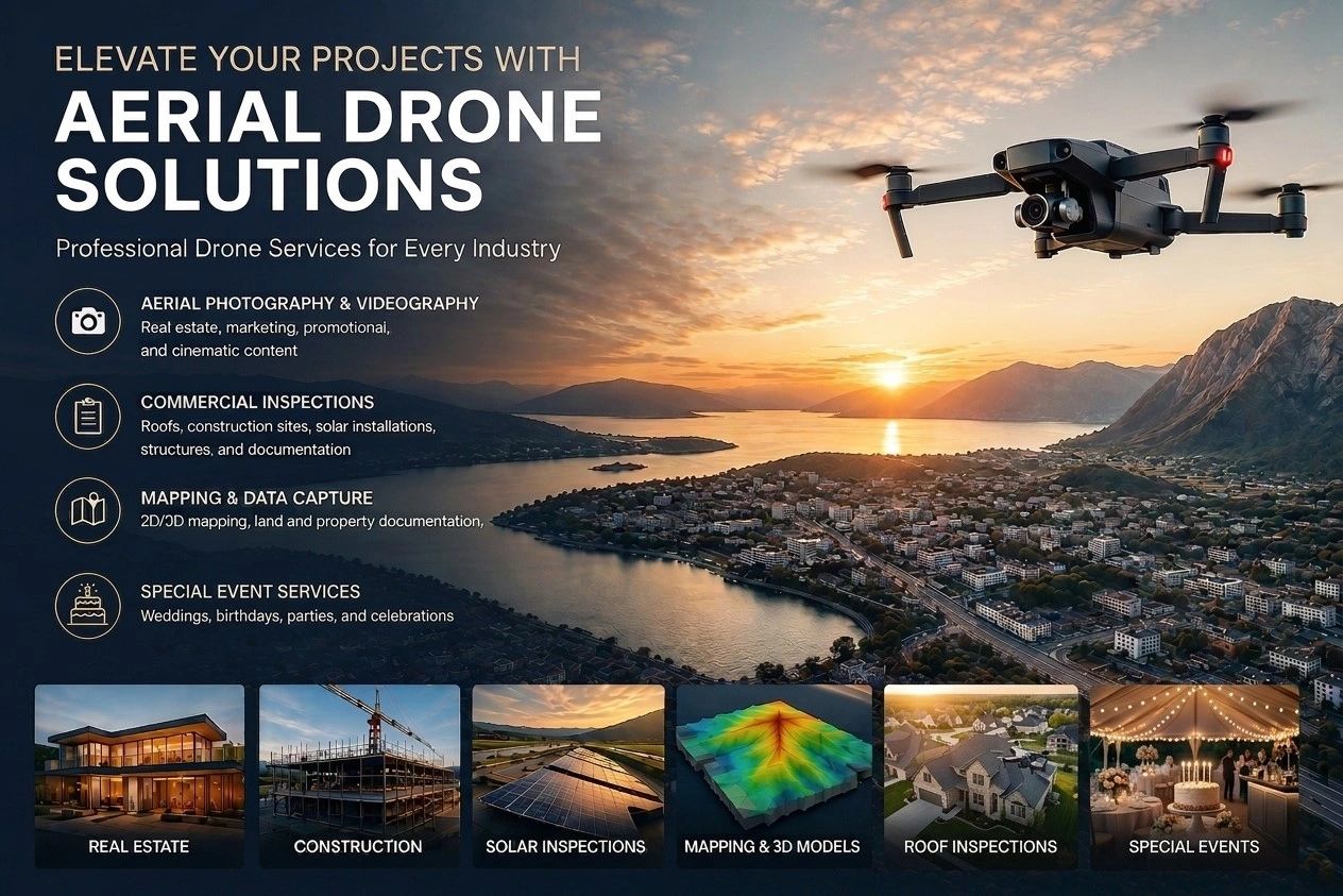Kipe Digital Aerial drone services for various industries.