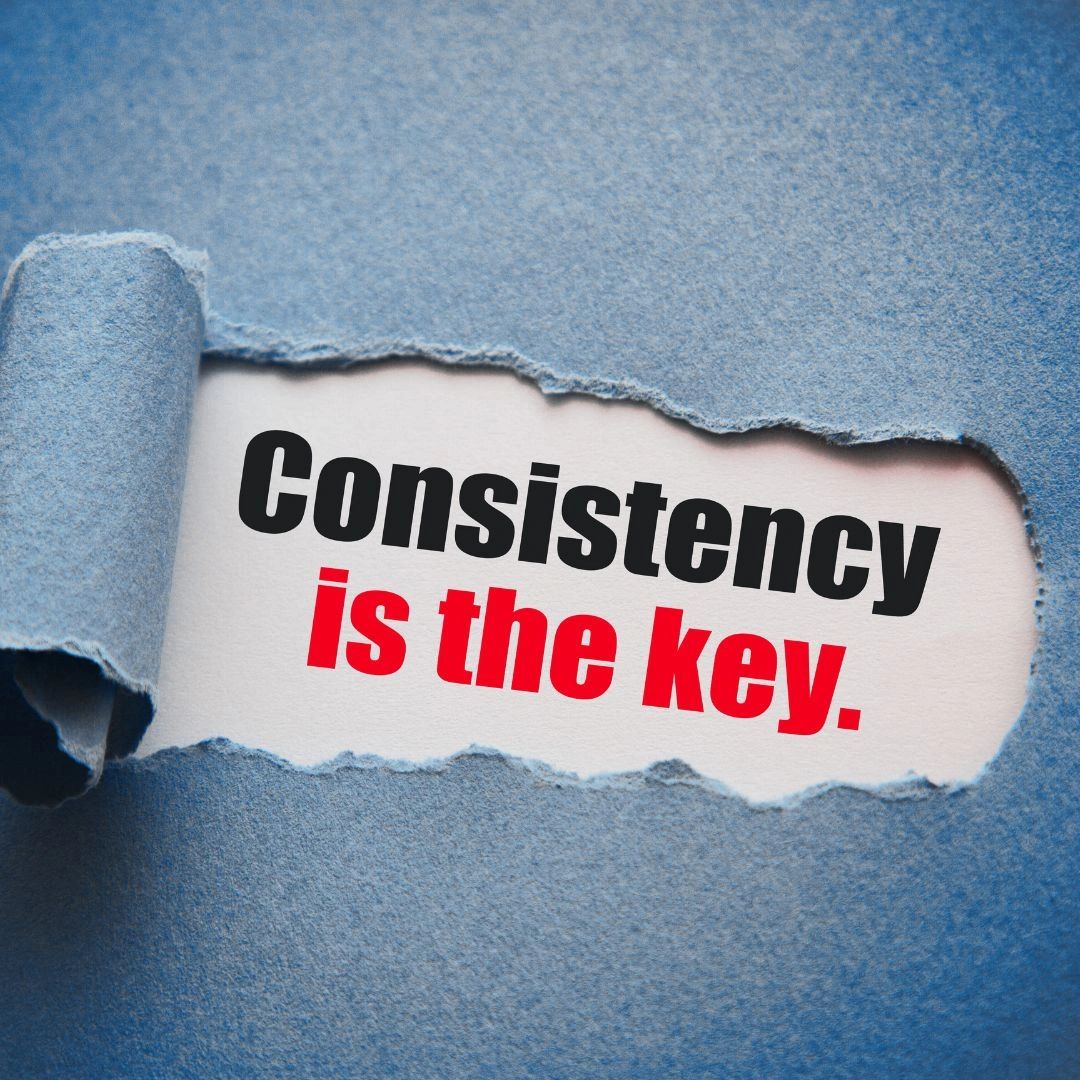 The consistent line to success.