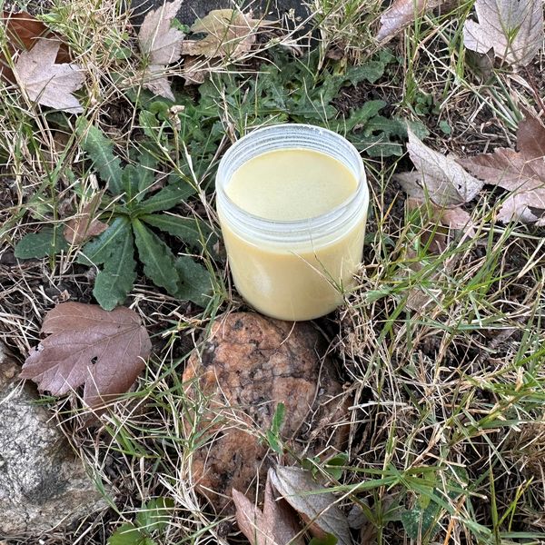 Cocoanut Butter solo jar in grass