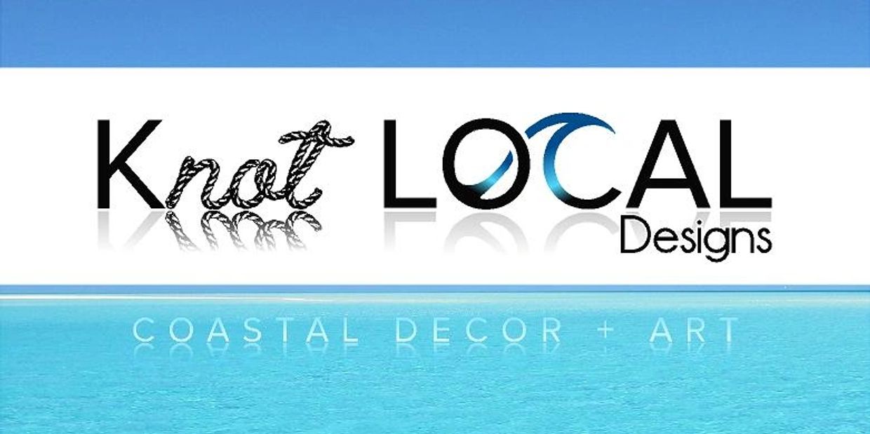 Knot Local Designs coastal wall art and wall decor.