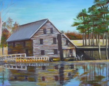 Yates Mill Pond
Acrylic, 20" X 16"
$275