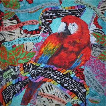 Mixed Media
Parrot Sing-Along