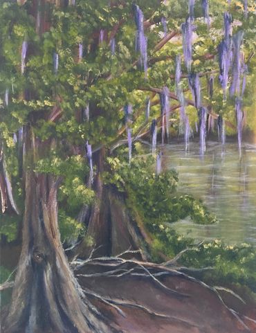 Trenton NC Swamp - 
Acrylic - SOLD