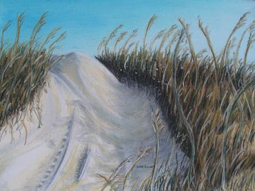 Beach 4 Wheeling, Soft Pastel, 12 x 9 - SOLD