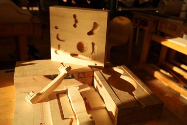 Examples of Wood CNC tools used on wood to preform different outcomes. 
