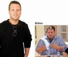 Male, before after, testimonial, weight loss