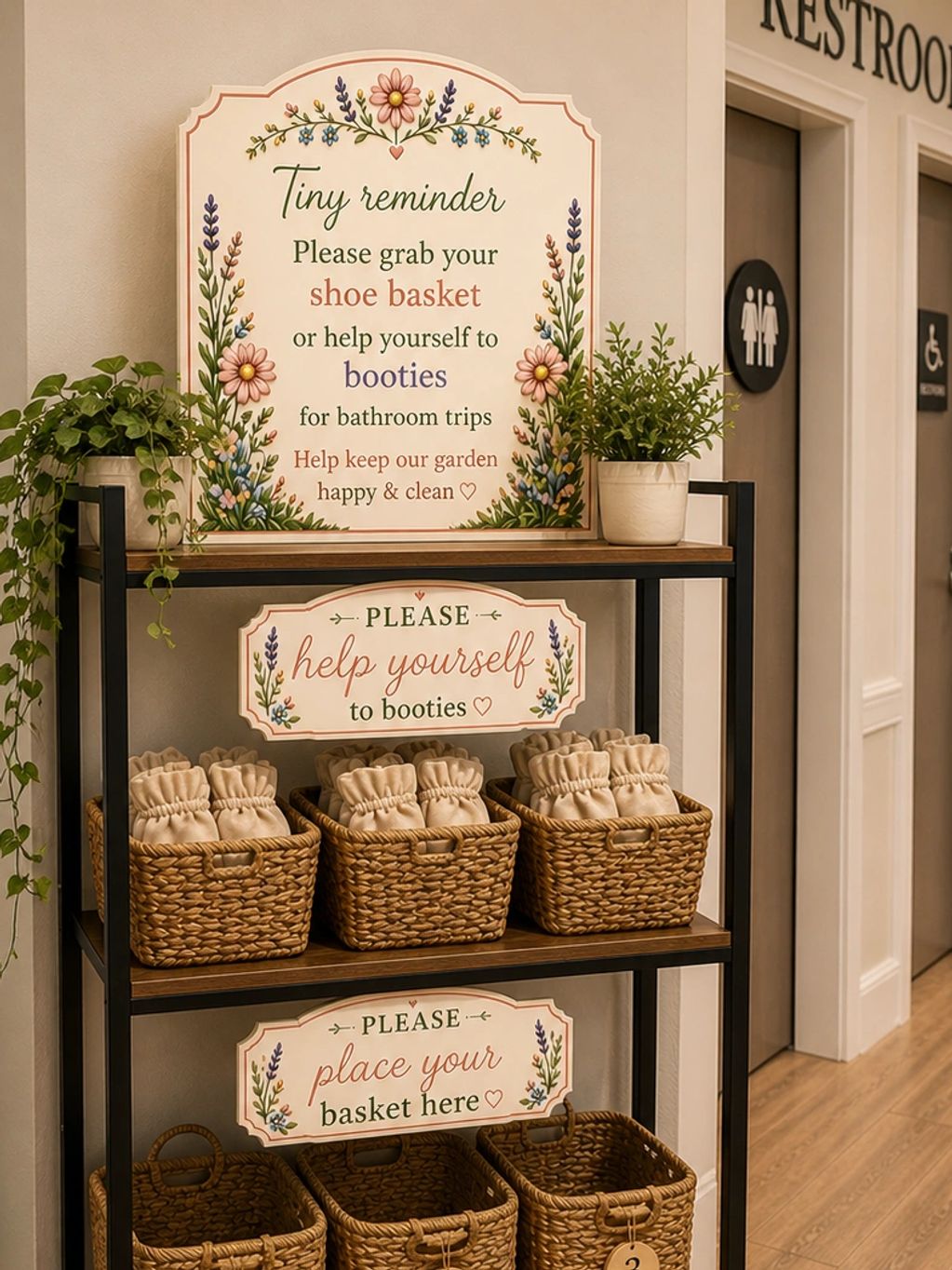 🧦 Bootie & Basket Station