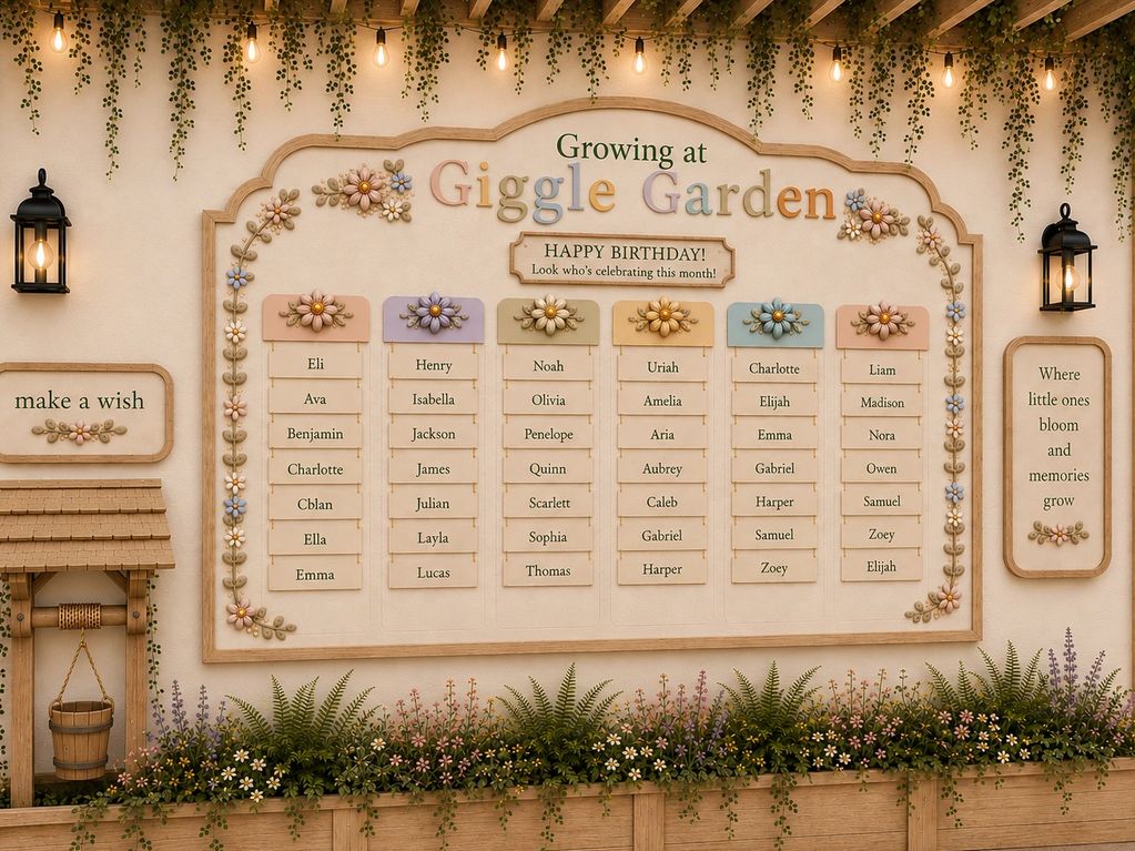 🎂 Growing at Giggle Garden