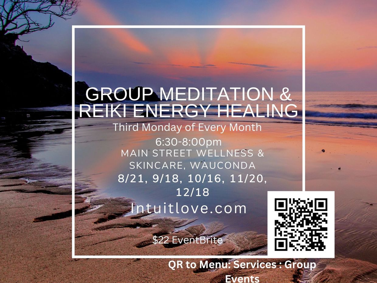 Group meditation and reiki energy healing