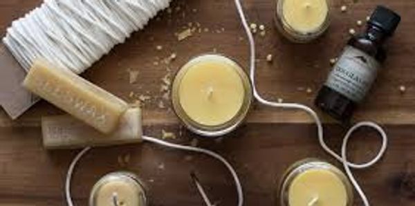 Candle making supplies at an Aromatic Experience Candle Making Party