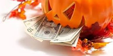Jack-o-Lantern with Money