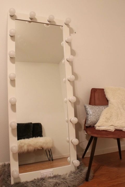 Full body vanity mirror with lights 60 x 23 - Made in the USA