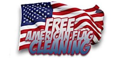 American Flags  Dry Cleaned for Free