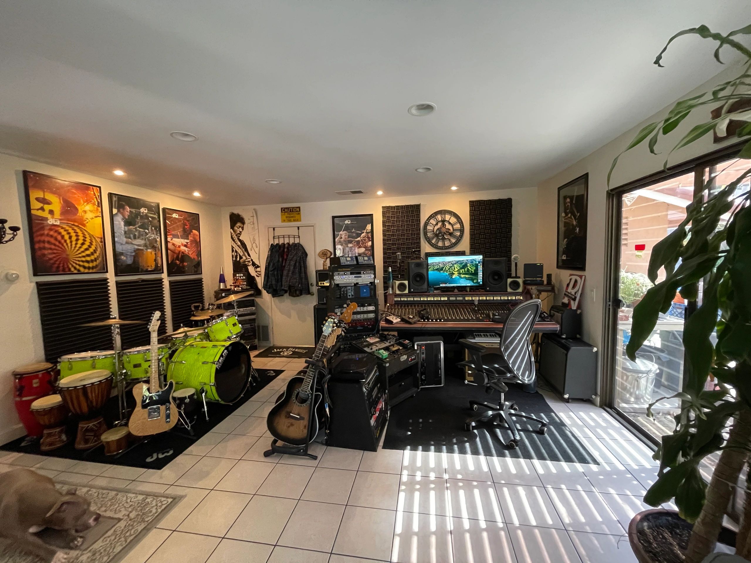 Real studio photo for Perks Place Recording Studio
