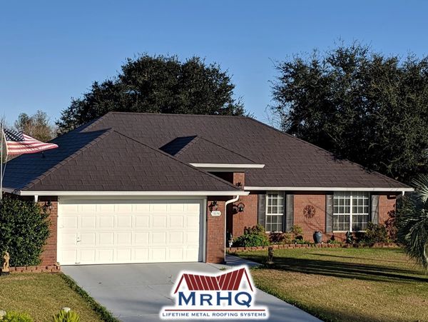 EDCO Shake Metal Roof with solid color in Fairhope, AL