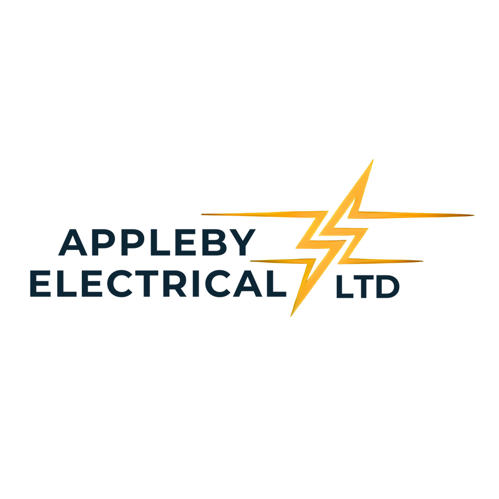 Appleby Electrical Ltd logo with a yellow lightning bolt.