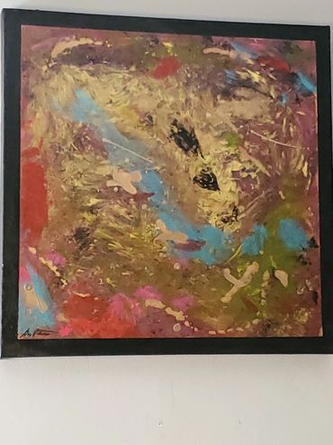 Into the Ether: SOLD; 20"x20"; Acrylic on Gallery Grade Canvas; Galaxy Series