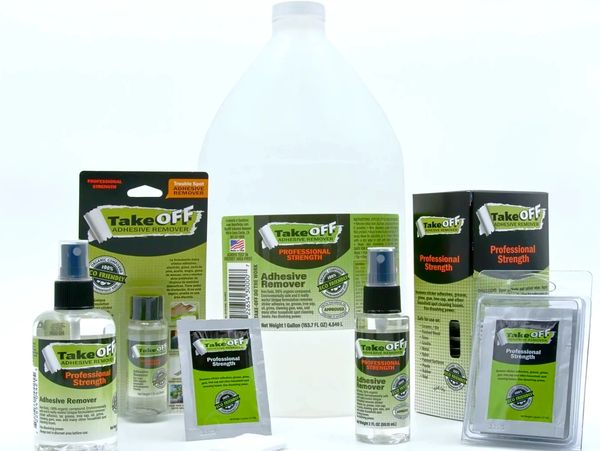 TakeOFF Glue Removal range of products picture