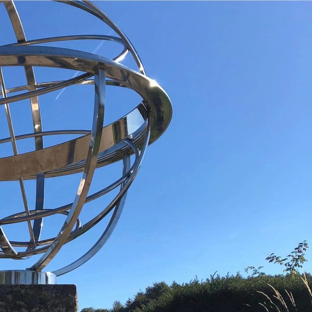 The  Priory Park Globe
(Credit: @jenjen_running on Instagram) 