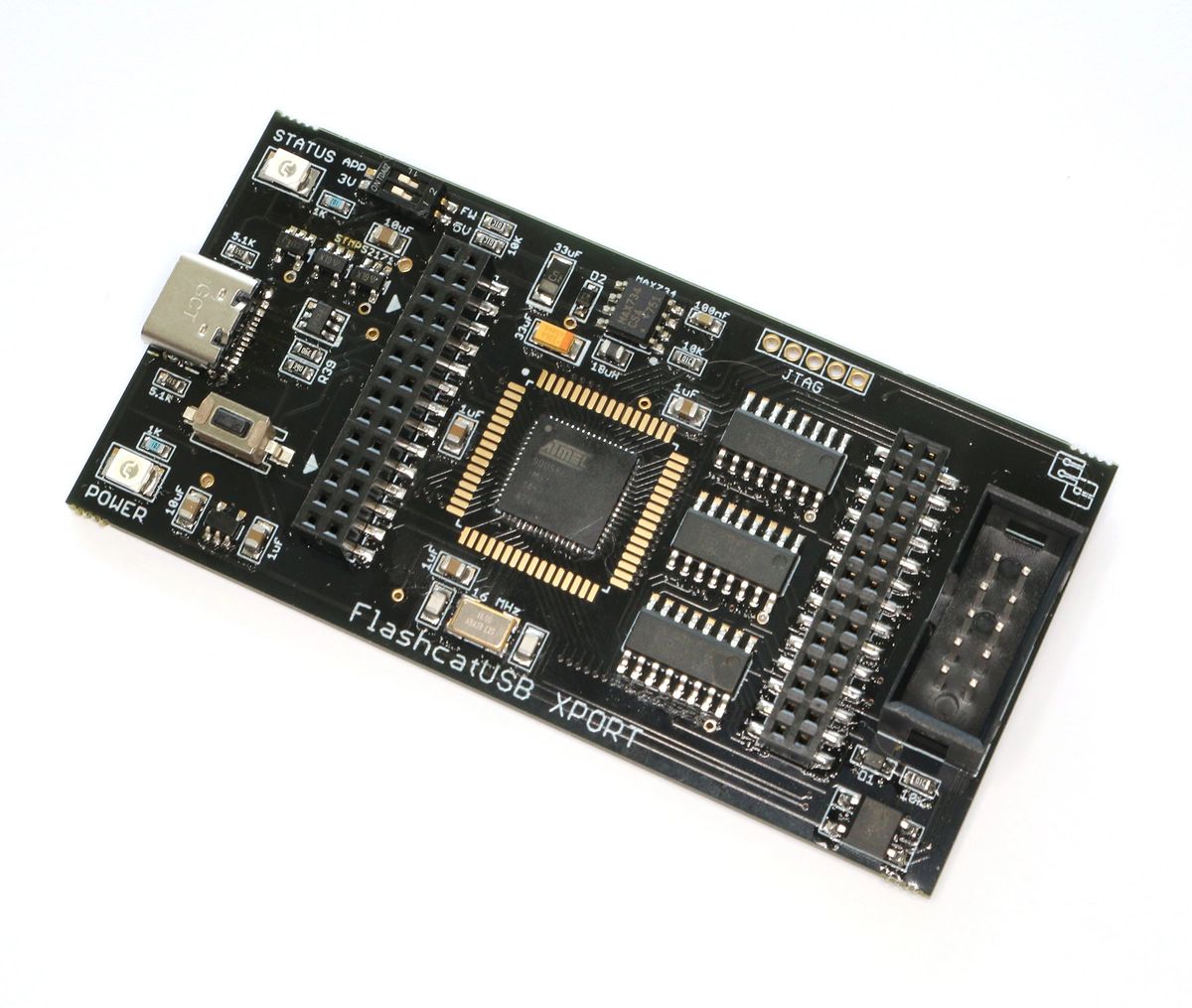 Flashcatusb xport pcb2 2 5v 3 3v with parallel and serial interfaces