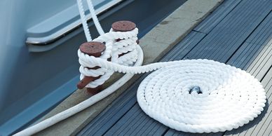 Rope on a Tampa Dock, grey with composite deck boards