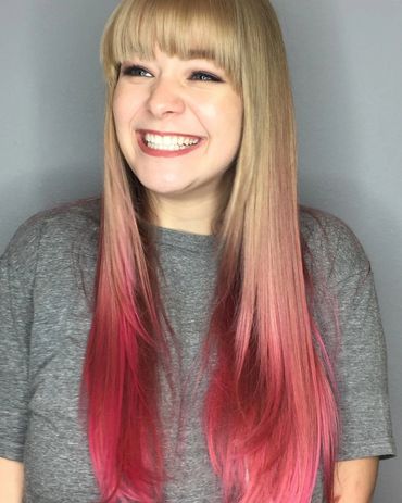 Fashion Colors for Hair
Balayage with Pink Hair